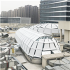 合肥濱湖銀泰城采光頂FSS外遮陽(yáng)簾工程